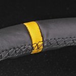 Руль NRG 350 мм, большой вылет, кожа.