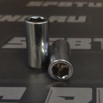 Гайка колёсная М12x1.5  высота-44 хром,  ключ внутренний 6-гранник 