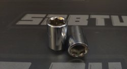 Гайка колесная M12X1,50 Хром высота 30 мм Конус, внутр. 12мм шестигран., D=20мм