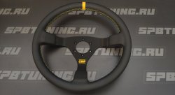Руль OMP WRC, кожа, черный