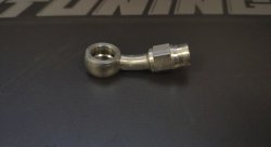 Банжо-фитинг тормозной 20 градусов d10.2 нержа.