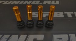 Ниппель колесный. Золотой хром.