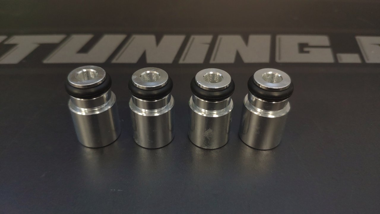 Переходник-удлинитель для форсунок Subaru в рампу/рейку ВАЗ 16V (набор 4шт)