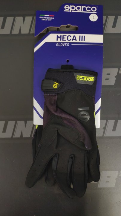 SPARCO Перчатки механика MECA-3, чёрный-белый-желтый, р-р L