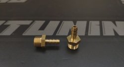 Штуцер латунный 1\8-4мм