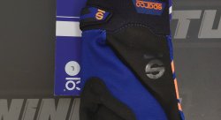 SPARCO Перчатки механика MECA-3, синий-оранжевый, р-р L