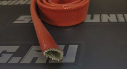 Термоизоляция шлангов и проводов с силиконовым покрытием 12 мм