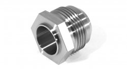 Фитинг приварной AN20 стальной, под ключ BlackRock Lab