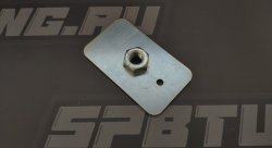 Площадка (закладная) под рым болт размером 85х50х3 