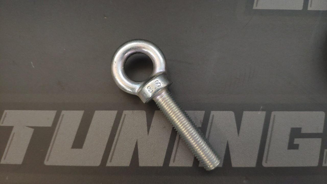 Рым-болт для ремней безопасности 7/16" длина 50мм.