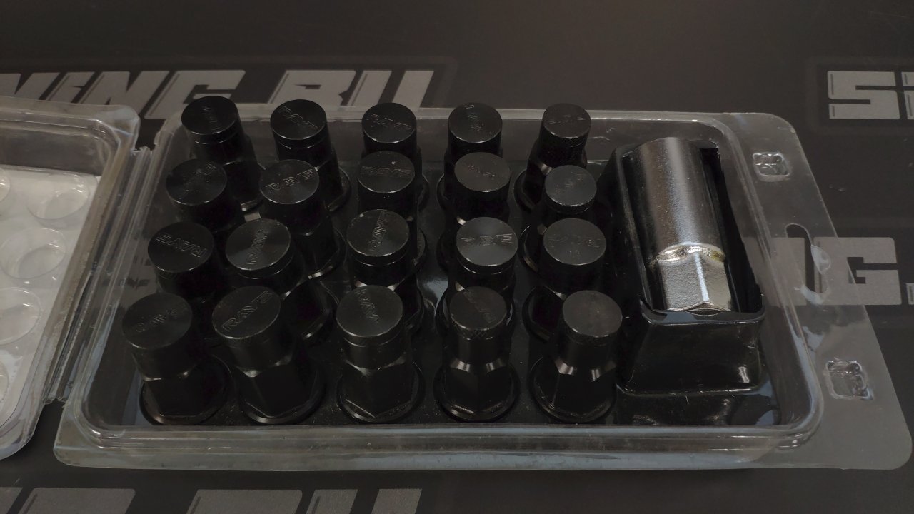 Гайки колесные RAYS,  M12*1.25. алюминий