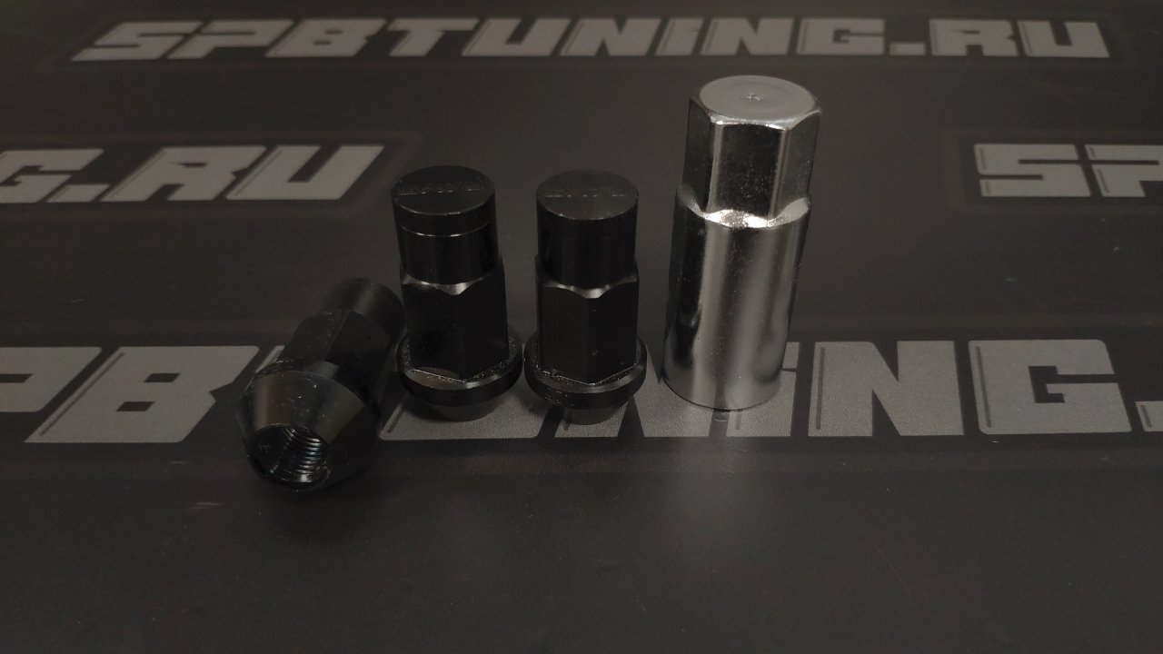 Гайки колесные RAYS,  M12*1.25. алюминий