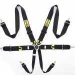 Ремни безопасности Beltenick, 6-ти точечные с омологацией до 2028г.  черные