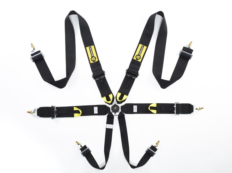 Ремни безопасности Beltenick, 6-ти точечные с омологацией до 2028г.  черные