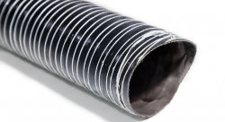 Воздуховод силиконовый, диаметр 63mm, до +250°С, цена за 1м, Thermal Division TDAD163B