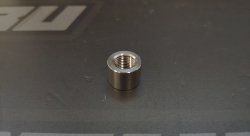 Фитинг-адаптер приварной EGT 1/8"-27 NPT, нержа.