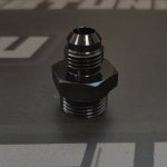 Фитинг AN6 - ORB8 (папа-папа) c резиновым кольцом 