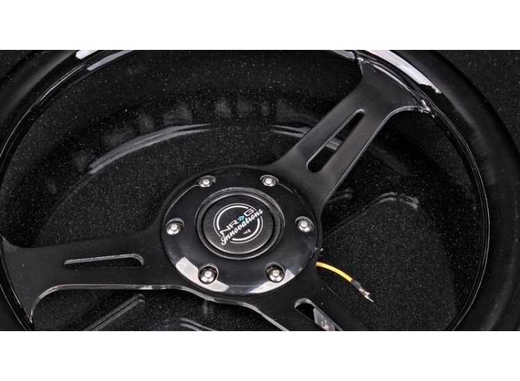 Руль NRG 310 мм, нулевой вылет, дерево, черный 