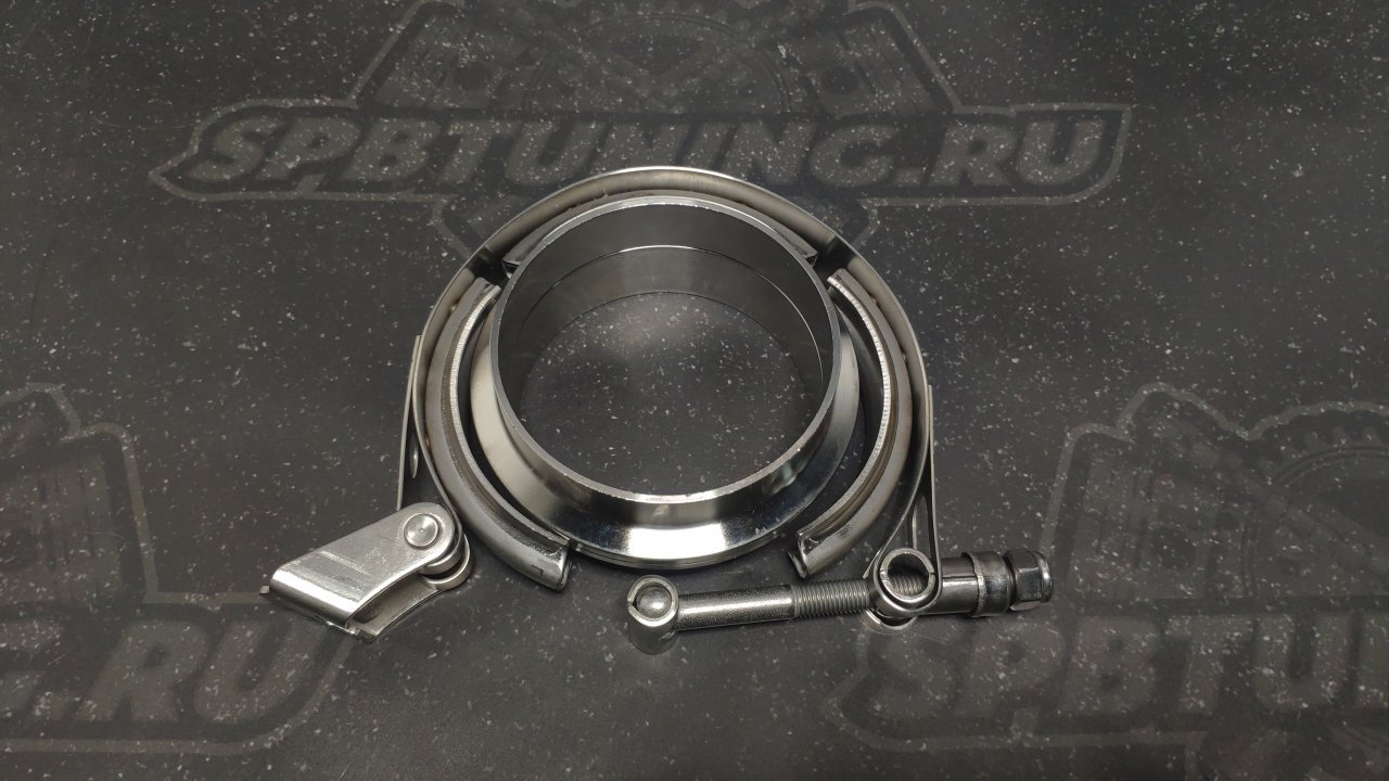 Хомут V-Band 70 мм (2,75) с проточкой и быстросъёмом