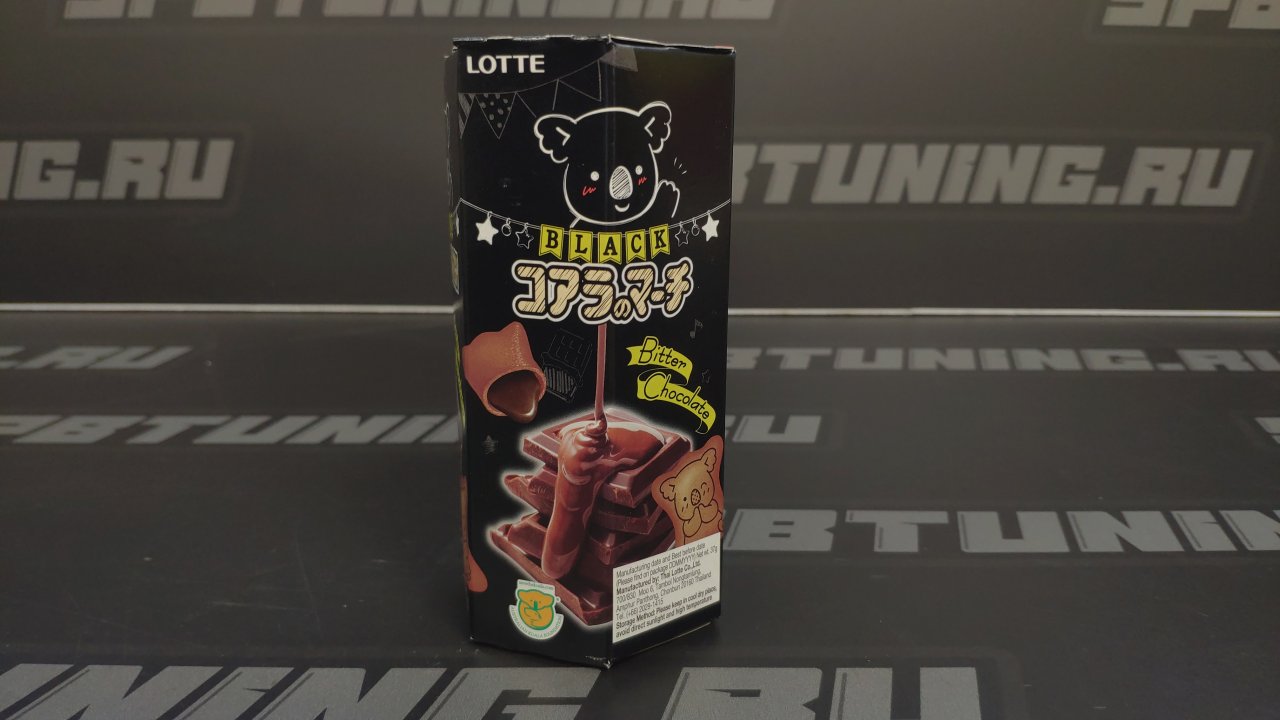 Печенье Koala’s March со вкусом темного горького шоколада, Lotte, 48 гр.