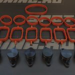 Набор для удаления лепестков впускного коллектора BMW дизель 6х22мм