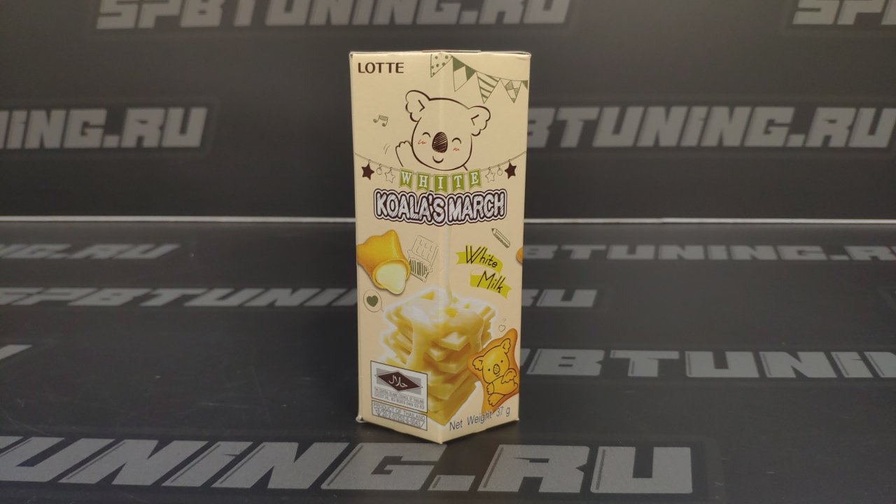 Печенье Koala’s March вкус молочного крема и сыра Lotte, 48 гр.