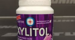 Резинка жевательная Xylitol Blueberry Mint "Голубика и мята", Thai Lotte, 58г,