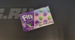 Резинка жевательная FIT`S Grape MIX, Lotte, 24.6 г