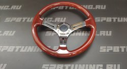 Руль под дерево коричневый