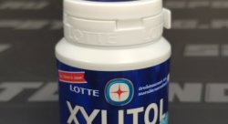 Резинка жевательная Xylitol Fresh Mint "Освежающая мята", Thai Lotte, 58г,