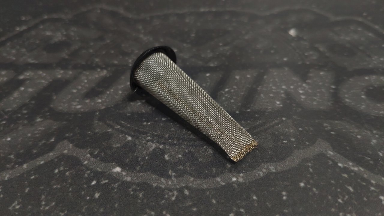 Фильтр грубой очистки в фитинг AN6