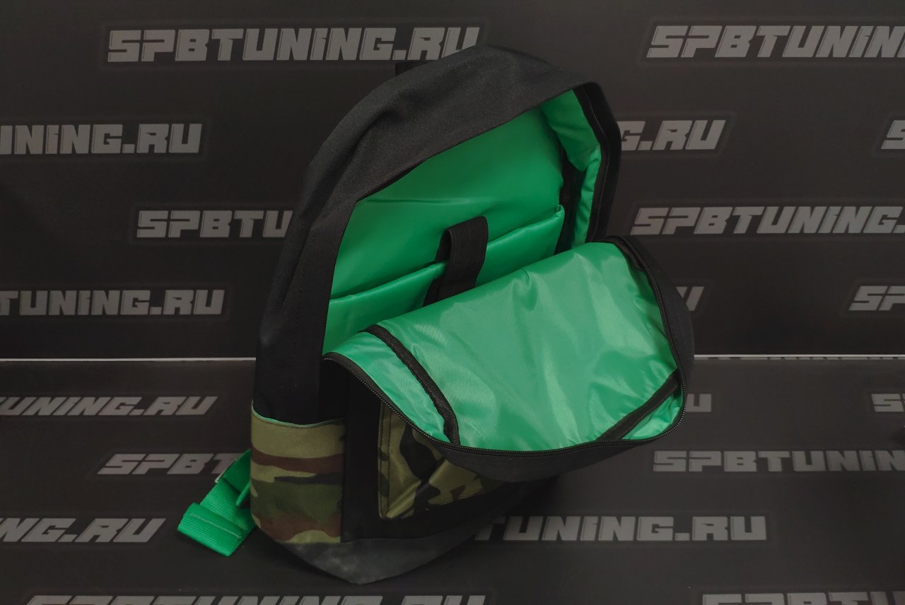 Рюкзак камуфляж  - ремни Takata зеленые