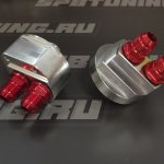 Проставка для установки масляного радитора с выносом фильтра