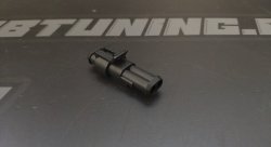 Разъем герметичный 2pin черный