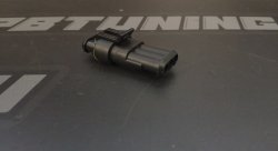 Разъем герметичный 3pin черный