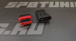 Разъем герметичный 4pin черный