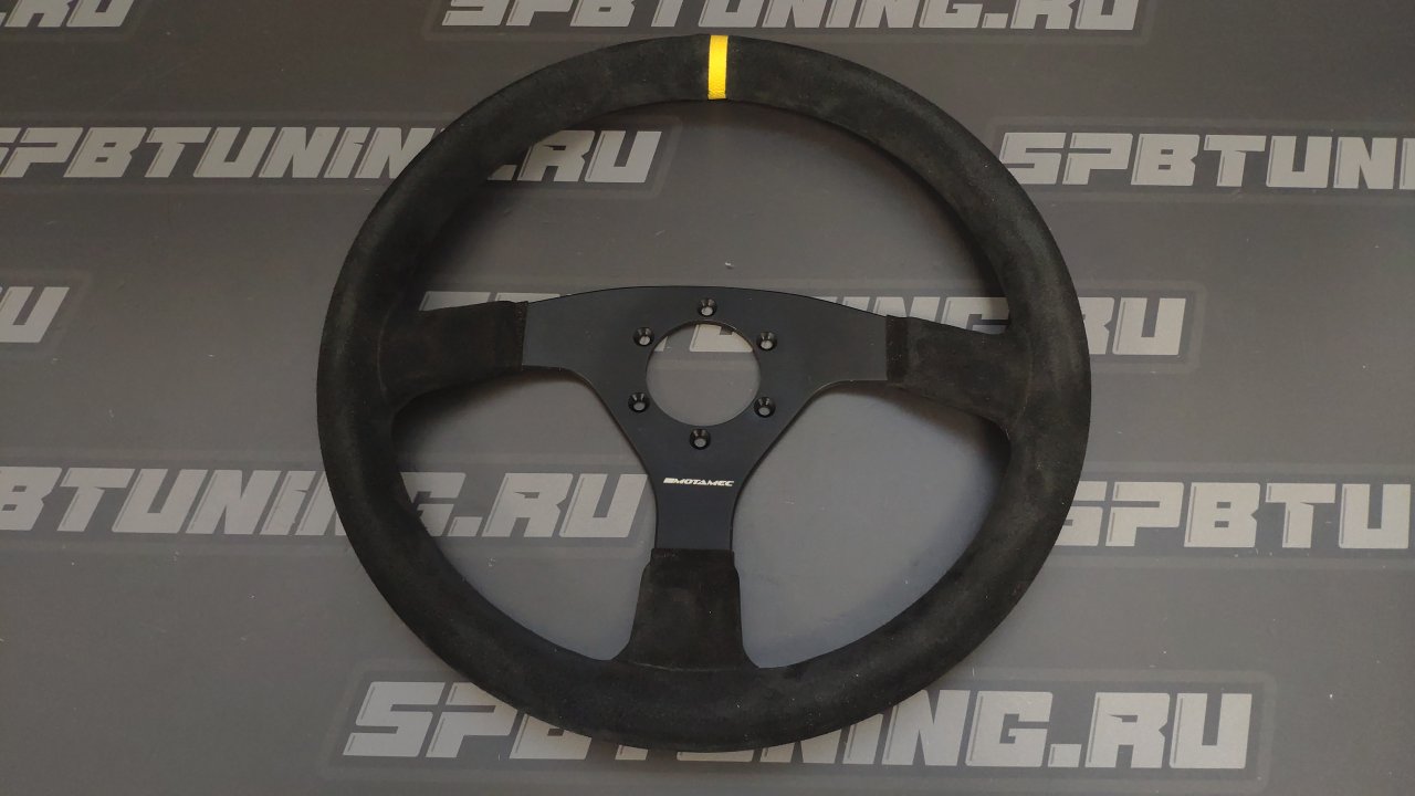 Спортивный руль Motamec Pro Race Rally Flat 3 Spoke 350mm