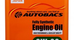 Моторное масло AUTOBACS Fully Synthetic FS 0W-20 SP/GF-6A 4л.