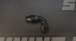 Фитинг AN4 90° Full Flow под тефлоноый шланг (PTFE)