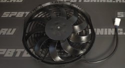 Вентилятор охлаждения универсальный 10" (255 мм) 12V 1430 m³/h (ТОЛКАЮЩИЙ)