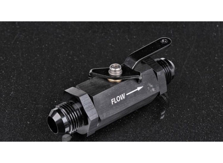 Кран (вентиль) AN10, черный AB88