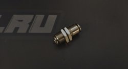 Фитинг проходной для трубок системы пожаротушения  8мм. 