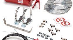 Sparco система пожаротушения механическая, FIA , 4.25 л, пена AFFF, сталь