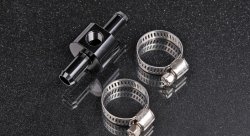 Фитинг  для датчика давления 9 мм -  1/8 NPT, черный AB88