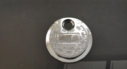 Щуп для проверки зазора свечи