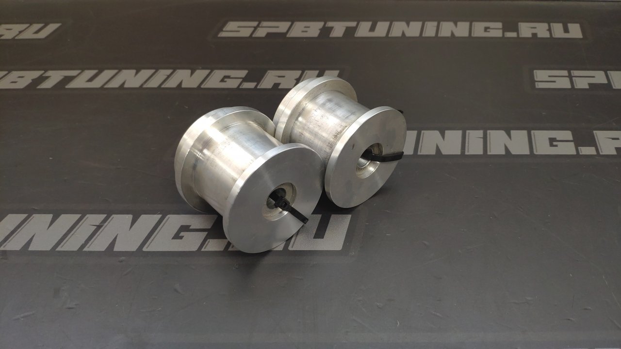 Сайлентблоки крепления заднего редуктора /передние/ алюминий, комплект 2шт