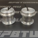 Сайлентблоки крепления заднего редуктора /передние/ алюминий, комплект 2шт