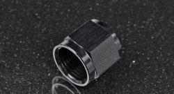 Фитинг гайка AN10 под алюминиевую трубку, черный, BLACKROCK LAB