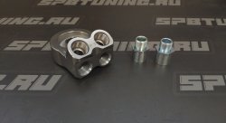 Проставка под масляный фильтр 4 выхода BLACKROCK 