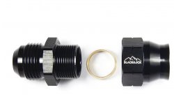 Фитинг AN10  "папа" под алюминиевую трубку, BLACKROCK LAB